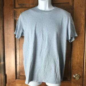 Express Blue Heather Stretch Crew Short Sleeve Tee Large